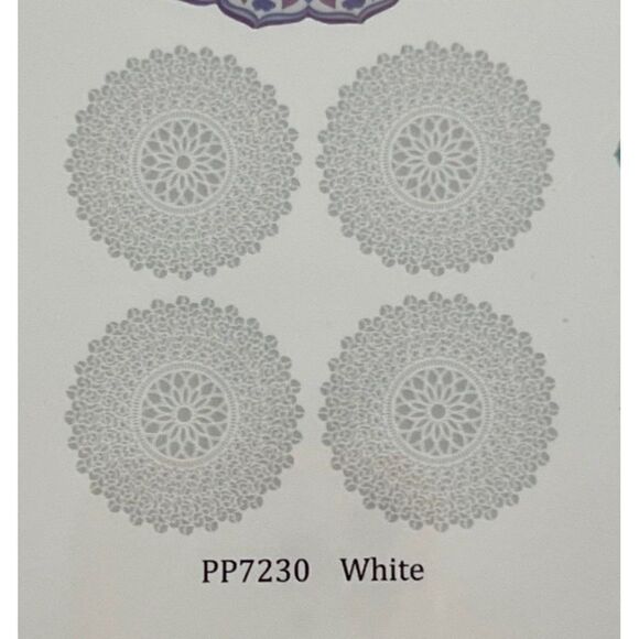 Pacific Merchants Trading Company Other - Plateful Parchment Doilies White Food Safe Crafts 20 Sheets Assorted
